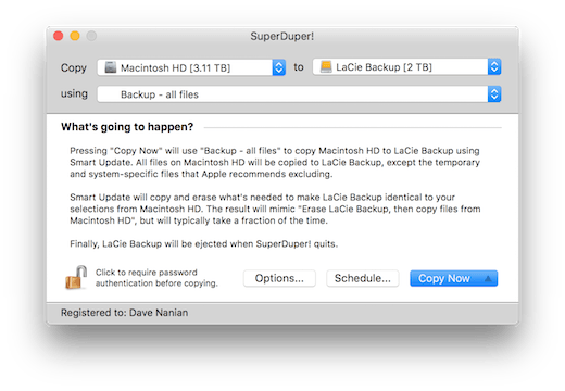 SuperDuperのセットアップ