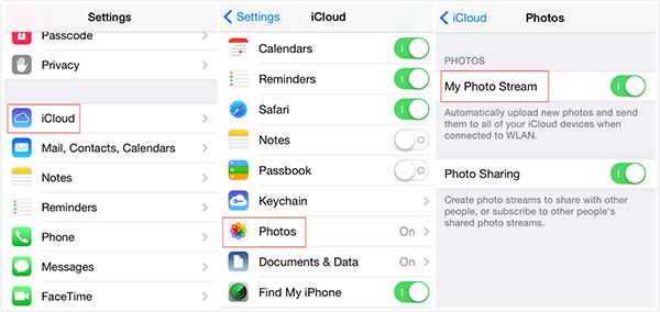 iCloudではなくiPhoneから写真を削除する