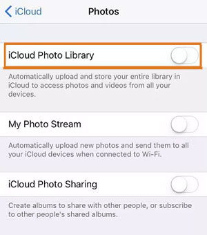 「写真が新しい iPhone に転送されなかった」理由 - iCloud フォト ライブラリが有効になっていない