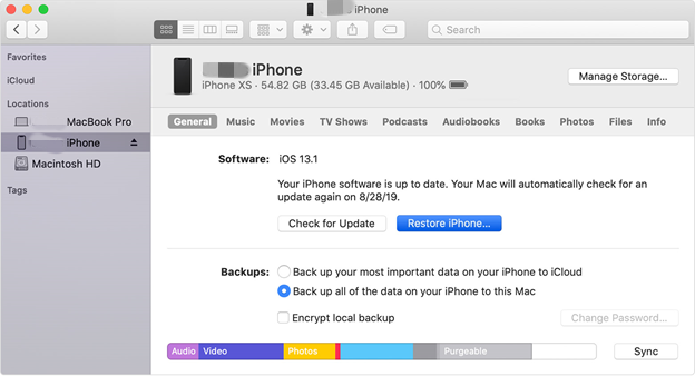 iTunes を使用して iPhone の連絡先を Gmail に転送する