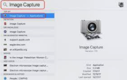 Image Capture を使用して iPhone から Mac にビデオをインポートする