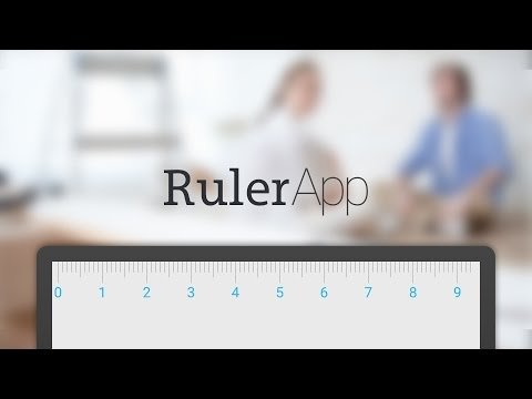 Android Rulerアプリのテープアプリの測定