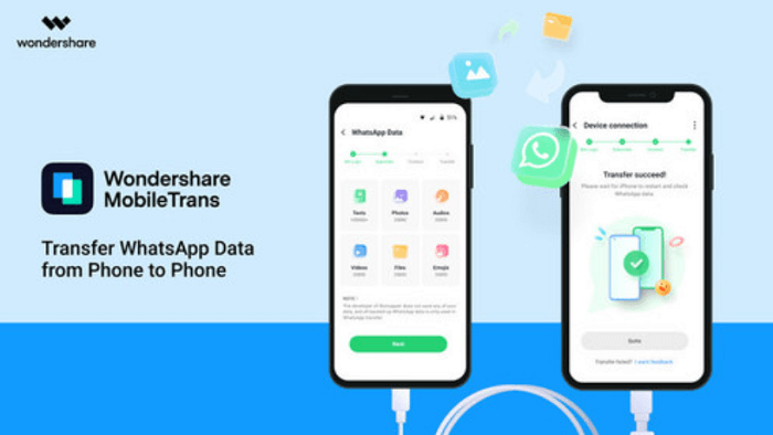 MobileTrans WhatsApp 転送