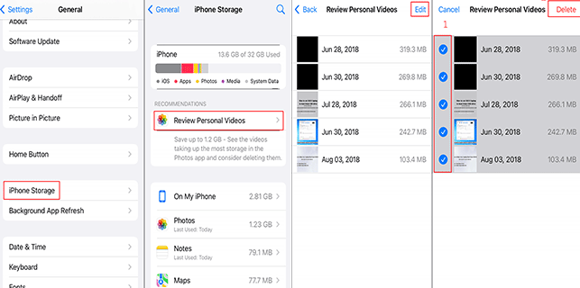 How to Delete Large Videos On Your iPhone Using The Settings App