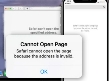 themify safari cannot open the page