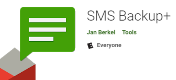 PlayStoreから転送アプリをダウンロード - SMS Backup+