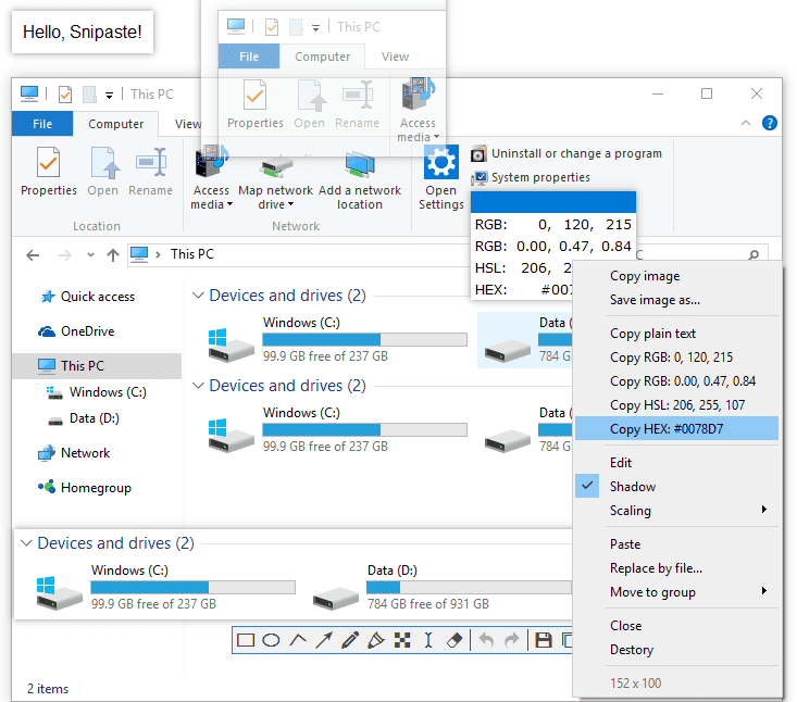 Snipasteレビュー：互換性