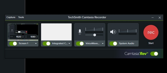Camtasia 1080p スクリーン レコーダー