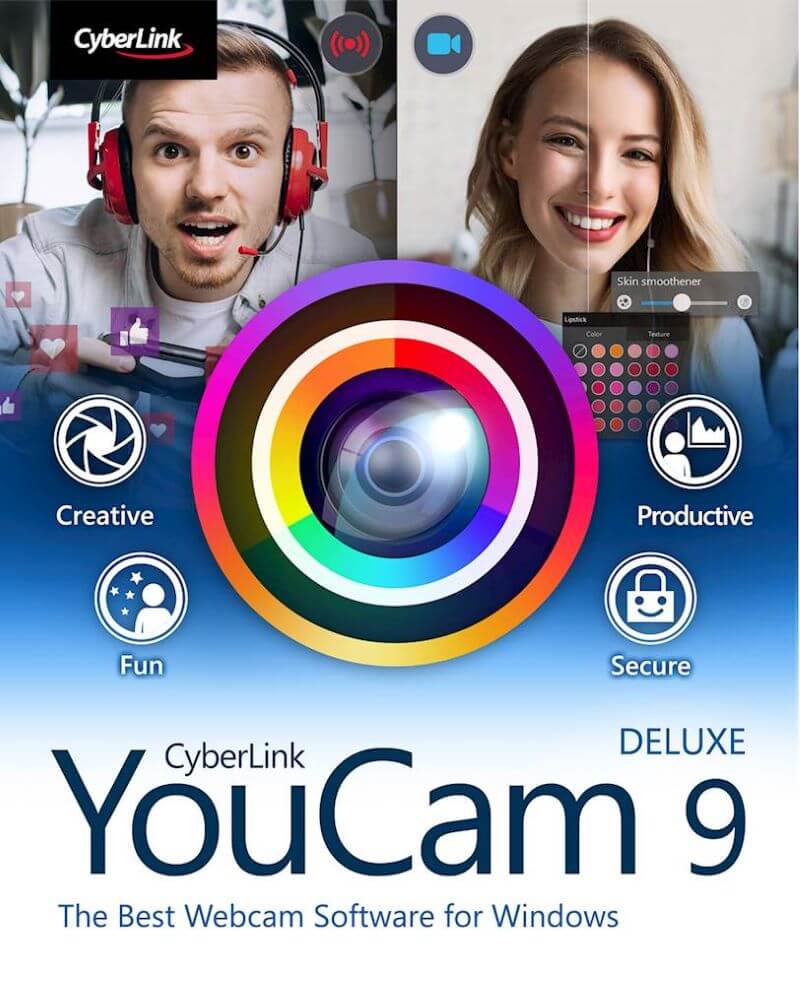 Windows 10 用 YouCam ウェブカメラ録画ソフトウェア