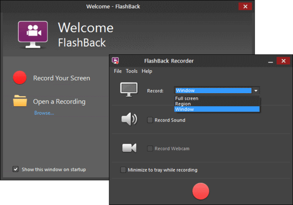 ビデオキャプチャ用のFlashBack Recorder
