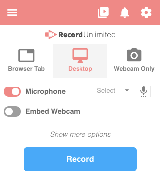 Chrome で音声を録音するための Screencastify