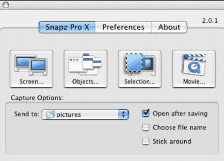 Mac でビデオをキャプチャするための Snapz Pro X